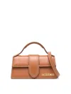 Jacquemus Long Rectangular Shoulder Bag With Adjustable Strap In Brown