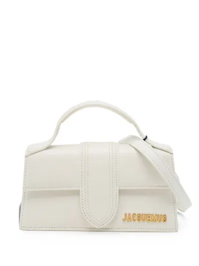 Pre-owned Jacquemus Le Bambino Leather Handbag In White
