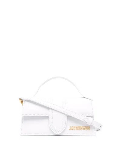 Jacquemus Le Bambino Leather Handbag In White