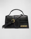 Jacquemus Le Bambino Leather Satchel Bag In Black