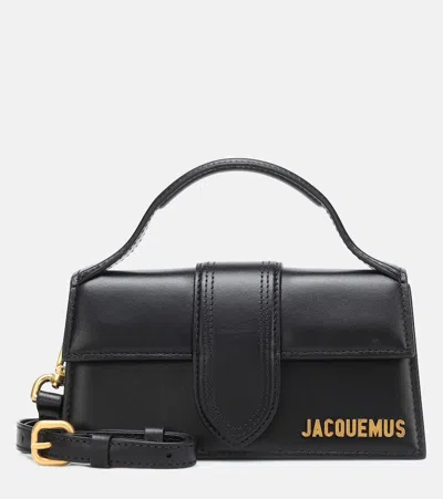 Jacquemus Le Bambimou Leather Shoulder Bag In Black