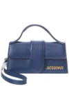 Jacquemus Woman Handbag Navy Blue Size - Bovine Leather In Blue