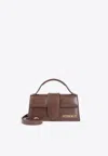 Jacquemus Le Bambino Leather Shoulder Bag In Brown