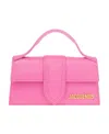 Jacquemus Le Bambinou Leather Top Handle Bag In Pink