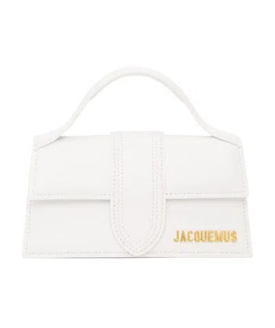 JACQUEMUS JACQUEMUS LE BAMBINO LOGO PLAQUE TOP HANDLE BAG