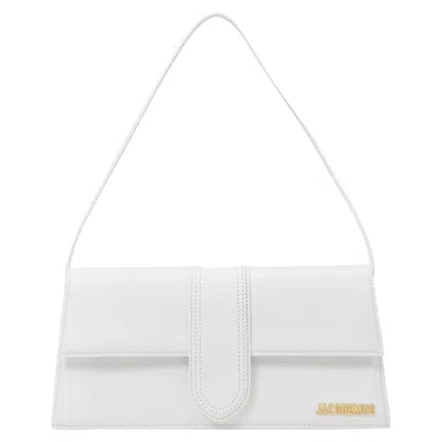 JACQUEMUS LE BAMBINO LONG BAG - JACQUEMUS - WHITE - LEATHER