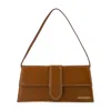 Jacquemus Long Rectangular Shoulder Bag With Adjustable Strap In Brown