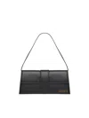 Jacquemus Le Bambino Long In Smooth Leather Bags In Black