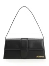 Jacquemus Le Bambino Long In Smooth Leather Bags In Black