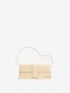 Jacquemus Le Bambino Long Leather Shoulder Bag In Nude