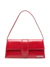 Jacquemus Le Bambino Long In Patent Leather Bags In Red