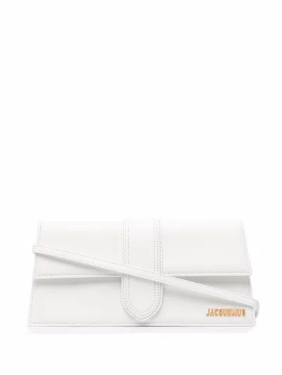 Jacquemus Le Bambino Long Bag Woman White In Leather