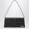 Jacquemus Le Bambino Long Leather Shoulder Bag In Black