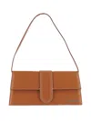 Jacquemus Long Rectangular Shoulder Bag With Adjustable Strap In Brown