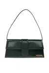 Jacquemus Le Bambino Long Flap Shoulder Bag In Green