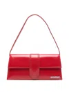 Jacquemus Le Bambino Long In Patent Leather Bags In Red