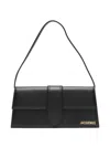 Jacquemus Le Bambino Long In Smooth Leather Bags In Black