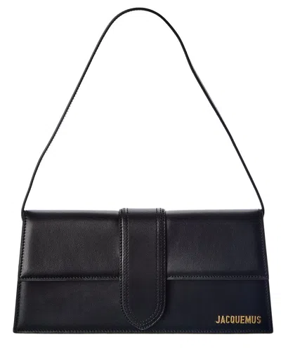 JACQUEMUS LE BAMBINO LONG LEATHER SHOULDER BAG