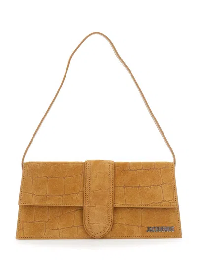 JACQUEMUS JACQUEMUS LE BAMBINO LONG LEATHER SHOULDER BAG