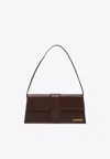 Jacquemus Le Bambino Long Leather Shoulder Bag In Brown
