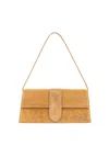 Jacquemus Le Bambino Long Leather Shoulder Bag In Brown