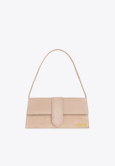 Jacquemus Le Bambino Long Shoulder Bag In Beige