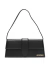 Jacquemus Long Rectangular Shoulder Bag Design In Black