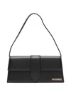 Jacquemus Long Rectangular Shoulder Bag Design In Black