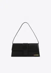 Jacquemus Le Bambino Long In Smooth Leather Bags In Black