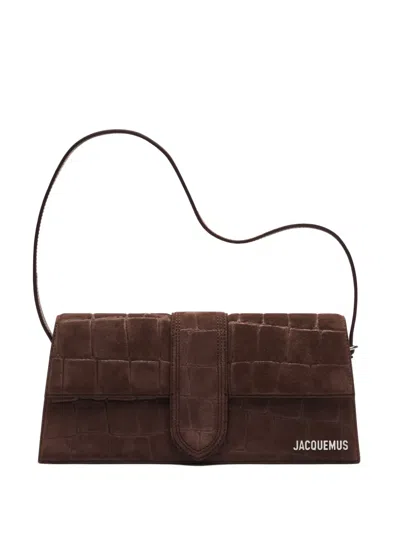 Jacquemus Le Bambino Long Shoulder Bag In Brown