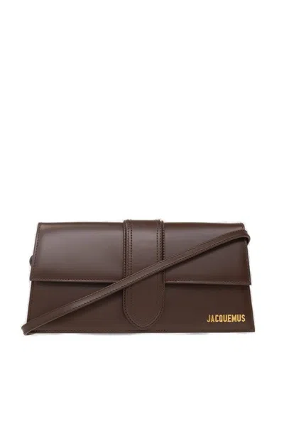 Jacquemus Le Bambino Long Shoulder Bag In Brown