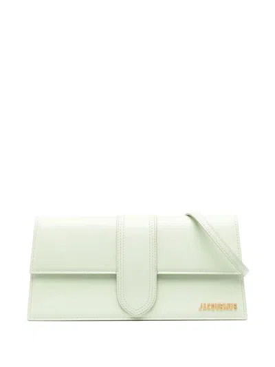 Jacquemus Le Bambino Long Shoulder Bag In Grün