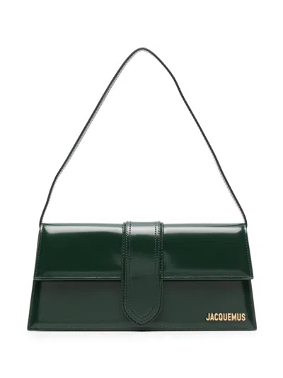 Jacquemus Le Bambino Long Shoulder Bag In Grün