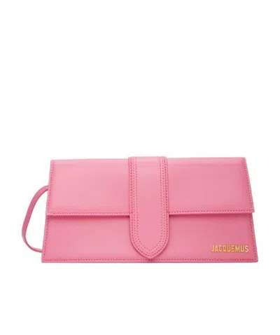 Jacquemus Le Bambino Long Shoulder Bag In Pink