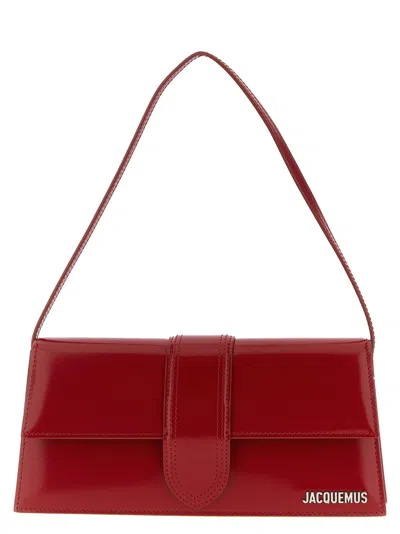 Jacquemus Le Bambino Long Shoulder Bag In Red