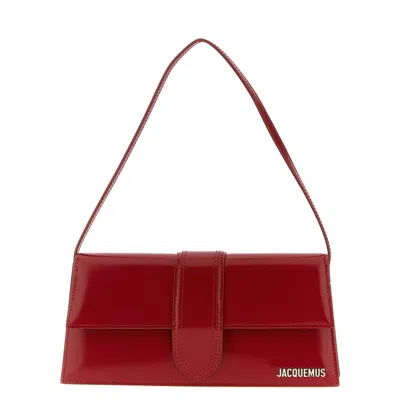 Jacquemus Le Bambino Long Shoulder Bag In Red