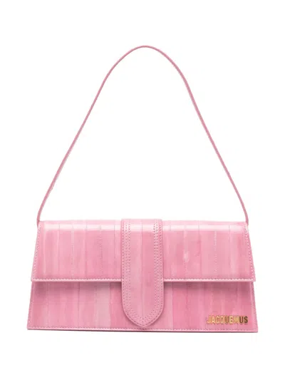 Jacquemus Le Bambino Long Shoulder Bag In Rosa