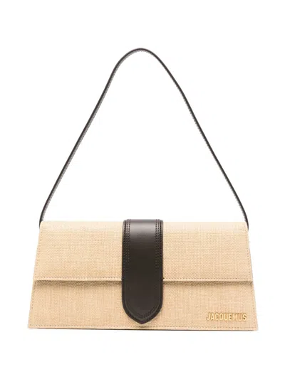 Jacquemus Le Bambino Long Shoulder Bag In Sand