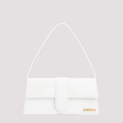 Jacquemus Le Bambino Long En Cuir In White
