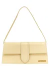 Jacquemus Le Bambino Long Leather Shoulder Bag In White