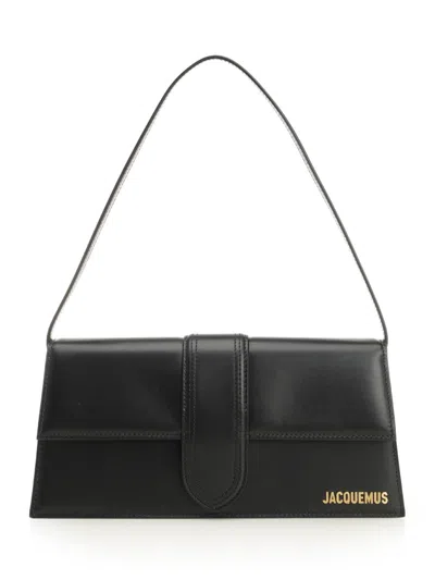 JACQUEMUS LE BAMBINO LONG SHOULDER BAGS BLACK