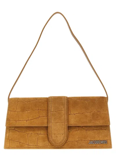 Jacquemus Le Bambino Long Shoulder Bags In Brown