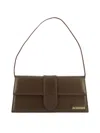 Jacquemus Womens Midnight Brown Le Bambino Long Leather Shoulder Bag