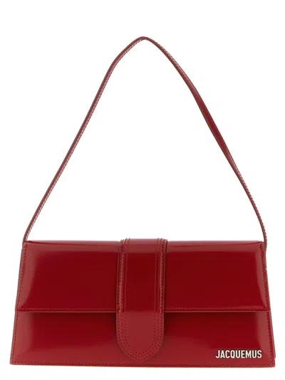 JACQUEMUS LE BAMBINO LONG SHOULDER BAGS RED