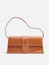Jacquemus Long Rectangular Shoulder Bag With Adjustable Strap In Brown