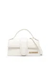Jacquemus Le Bambino Linen Top-handle Bag In Beige