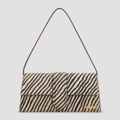 Jacquemus Beige Dark Brown Antelo Le Bambino Long In Neutral