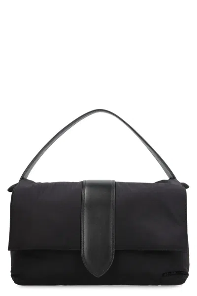 Jacquemus The Messenger Bambino Bag With Adjustable Shoulder Strap In Black