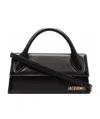 Jacquemus Le Chiquito Long Leather Handbag In Black