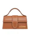 Jacquemus Long Rectangular Shoulder Bag With Adjustable Strap In Brown